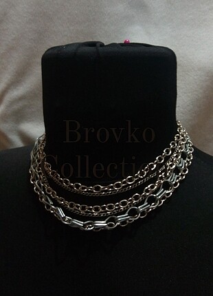 Çoklu kolye choker 