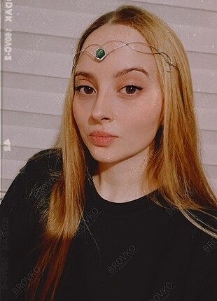Tasarımcı Tiara Doğal Taşlı