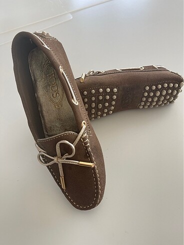 Tod's TOD?S marka süet dore fiyonklu günlük ayakkabı
