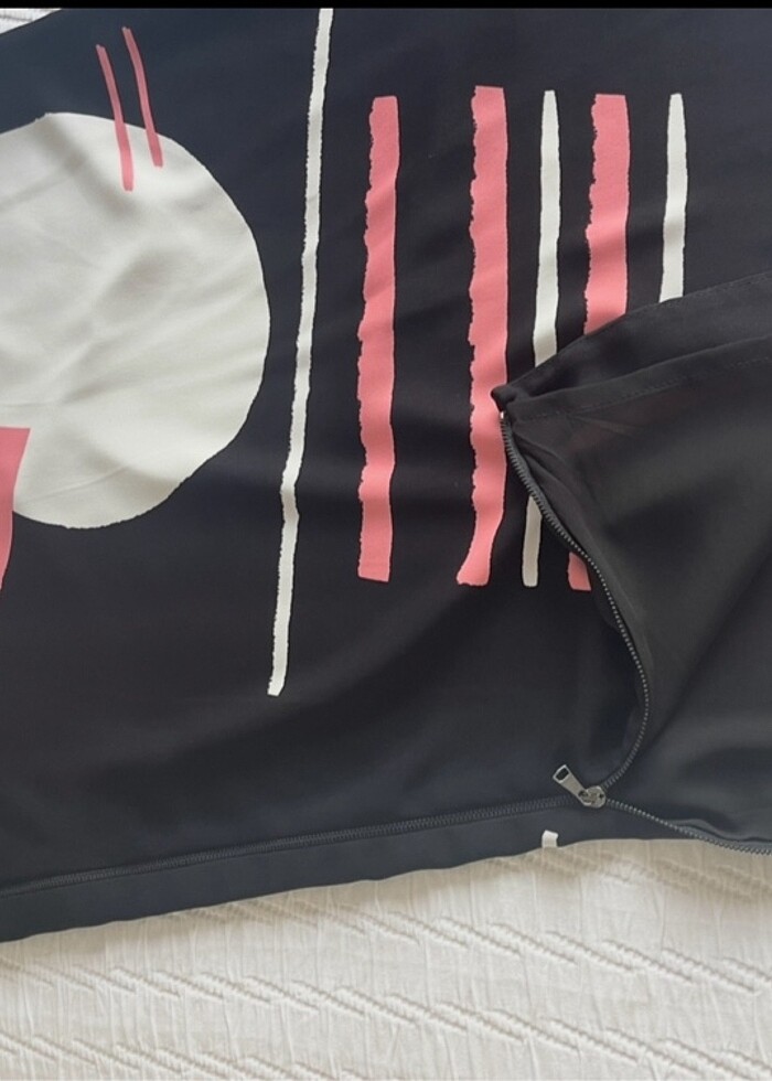 Fransız rahat kullanımlı elbise - Görsel 2