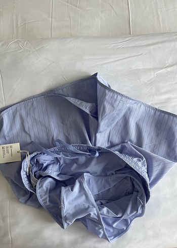 Oysho Mavi Şort fileli koşu şortu - Görsel 3