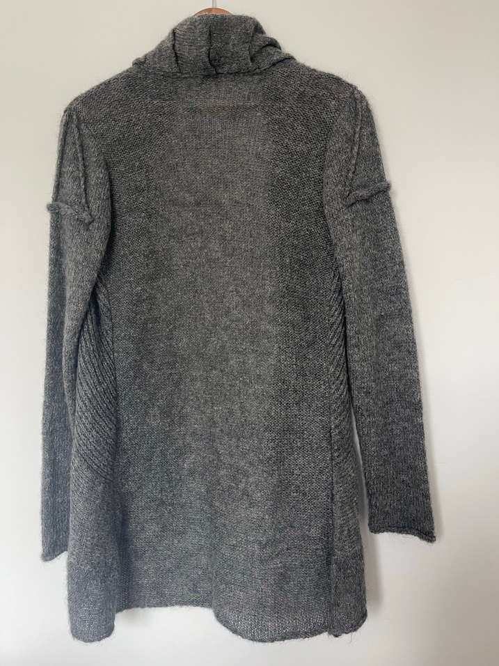 Sisters İtaly marka gri hırka - Görsel 2