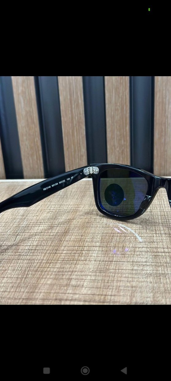 Kadın Siyah Parlak Ray-Ban Güneş Gözlüğü - Görsel 3