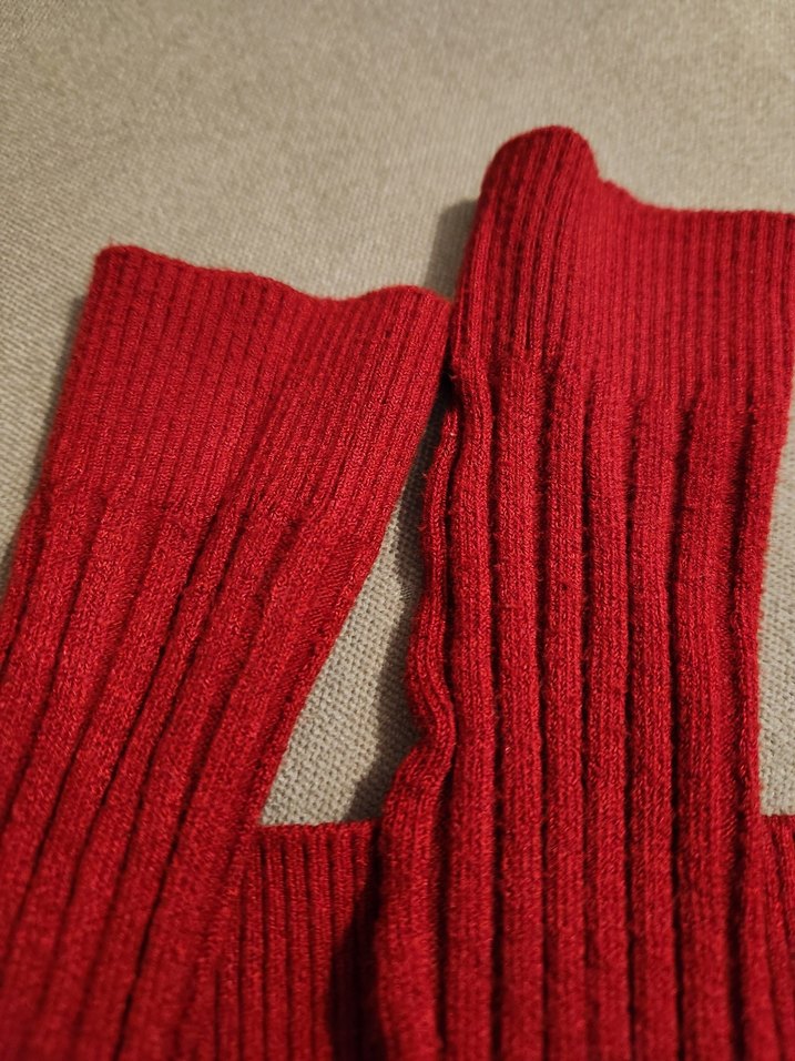 Kırmızı Kadın Triko Boğazlı Süveter - Görsel 2