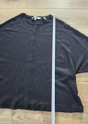 koton triko  siyah simli L beden yarasa kol - Görsel 6