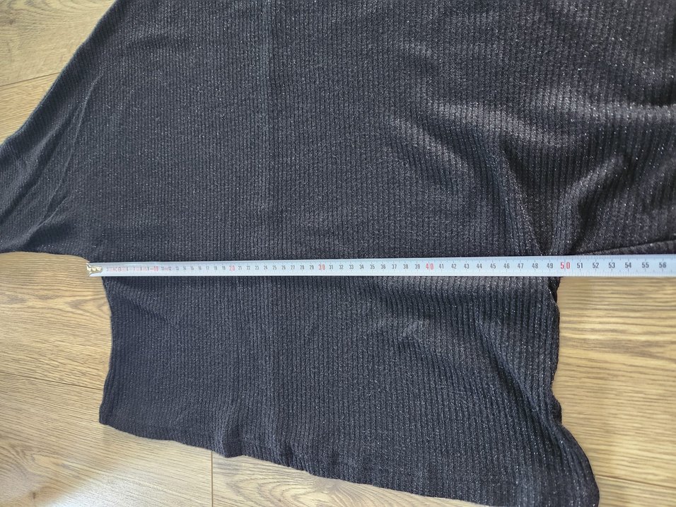 koton triko  siyah simli L beden yarasa kol - Görsel 5