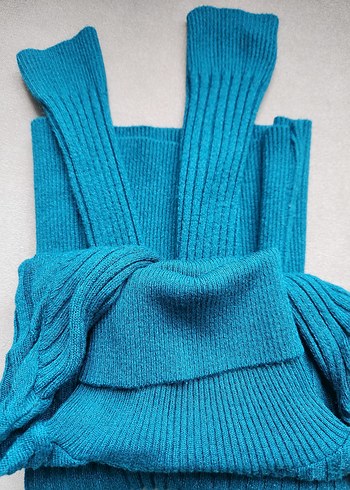 triko  zümrüt  yesili 36 40 uyumlu - Görsel 2