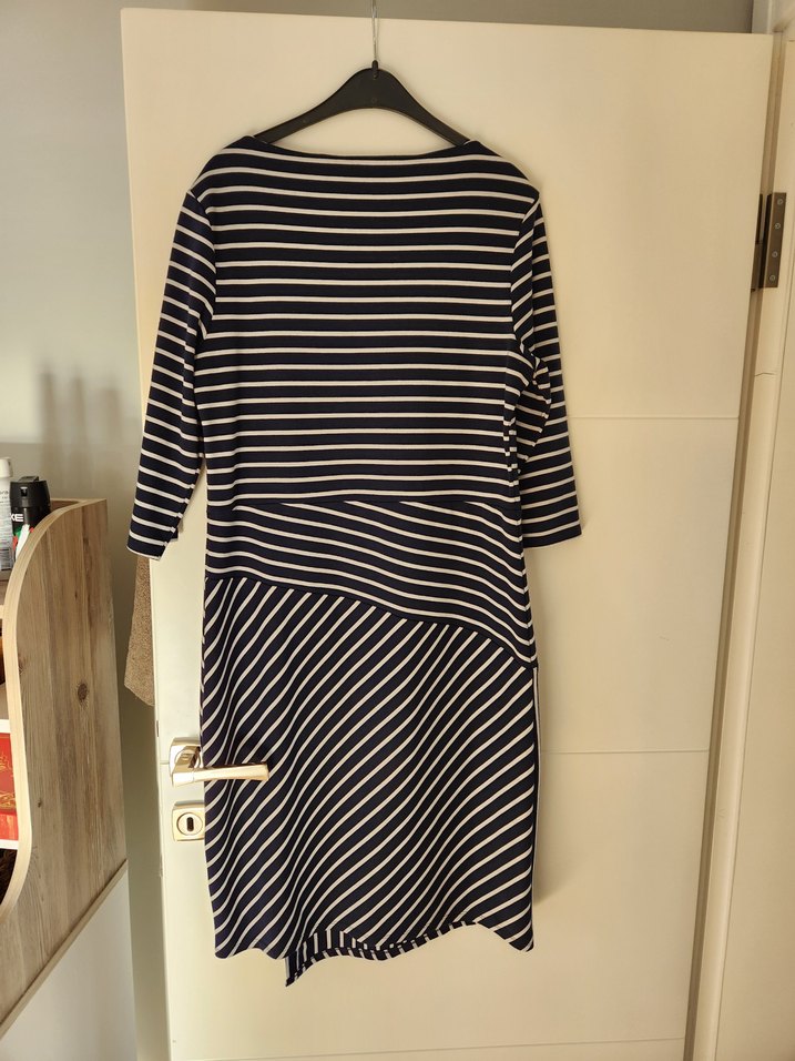 CXA marka penye çizgili  42 44 beden elbise - Görsel 2
