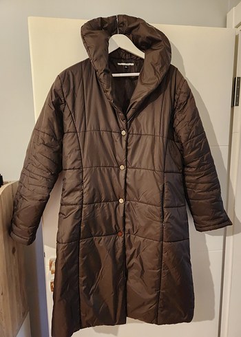 şişme  42 44  beden su geçirmez  şapkalı  kaban - Görsel 2