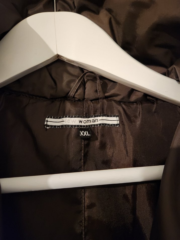 şişme  42 44  beden su geçirmez  şapkalı  kaban - Görsel 5