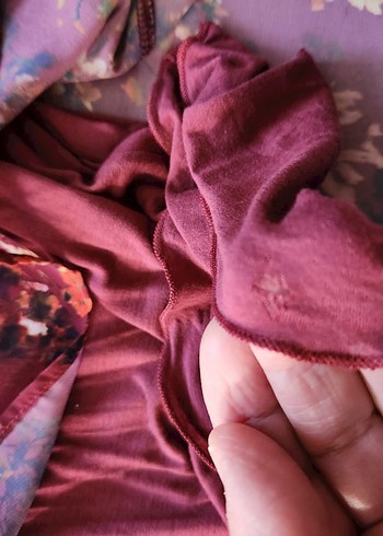 mango  şifon pamuk astarli bulüz - Görsel 7