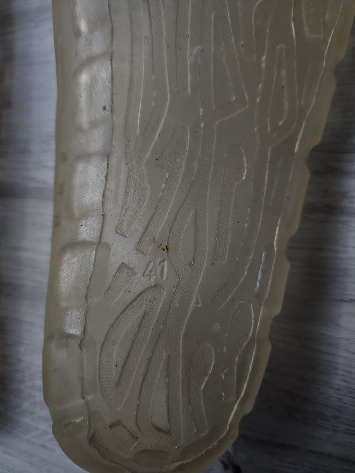 Şeffaf Bej  bayan su  ayakkabısı  41 beden - Görsel 3