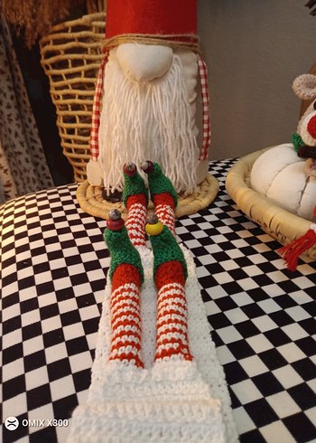 Renkli Nakışlı Örgü Bohem Kedi Kıyafeti - Görsel 5