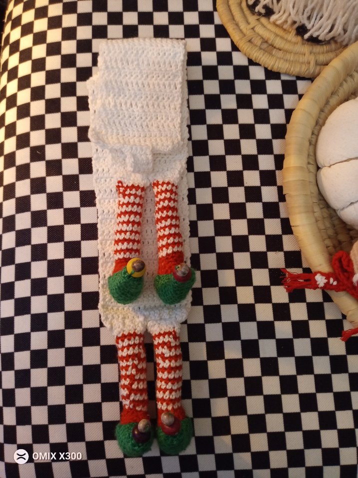 Renkli Nakışlı Örgü Bohem Kedi Kıyafeti - Görsel 3