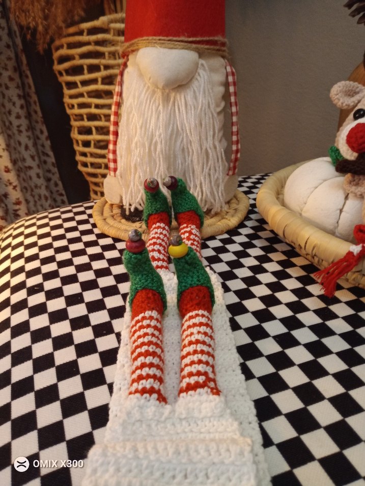 Renkli Nakışlı Örgü Bohem Kedi Kıyafeti - Görsel 5