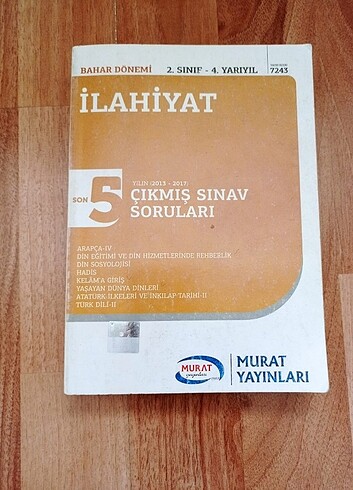 İlahiyat 2.sinif 4.yariyil