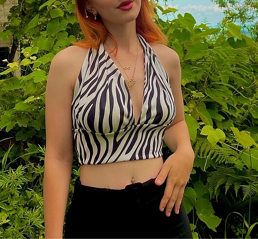 Çizgili crop