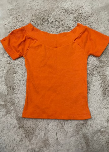 Kadın Beyaz Kısa Kollu modanna Yakalı Tişört - Görsel 2