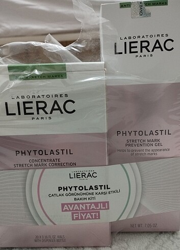 Beden Lierac çatlak jeli ve serumu