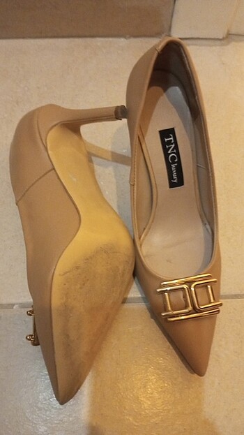 37 Beden camel Renk Tanca stiletto