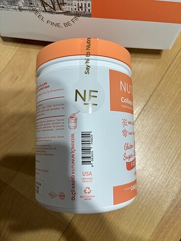 diğer Beden ten rengi Renk Nutrafıne Collagen