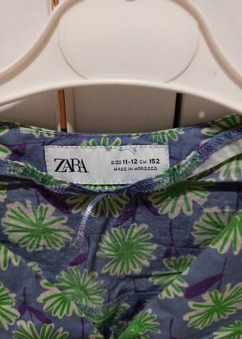 Yeşil Çiçek Desenli V Yaka Gömlek - Görsel 3