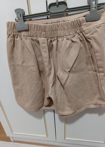 Bej Sade Mini Etek - Görsel 2