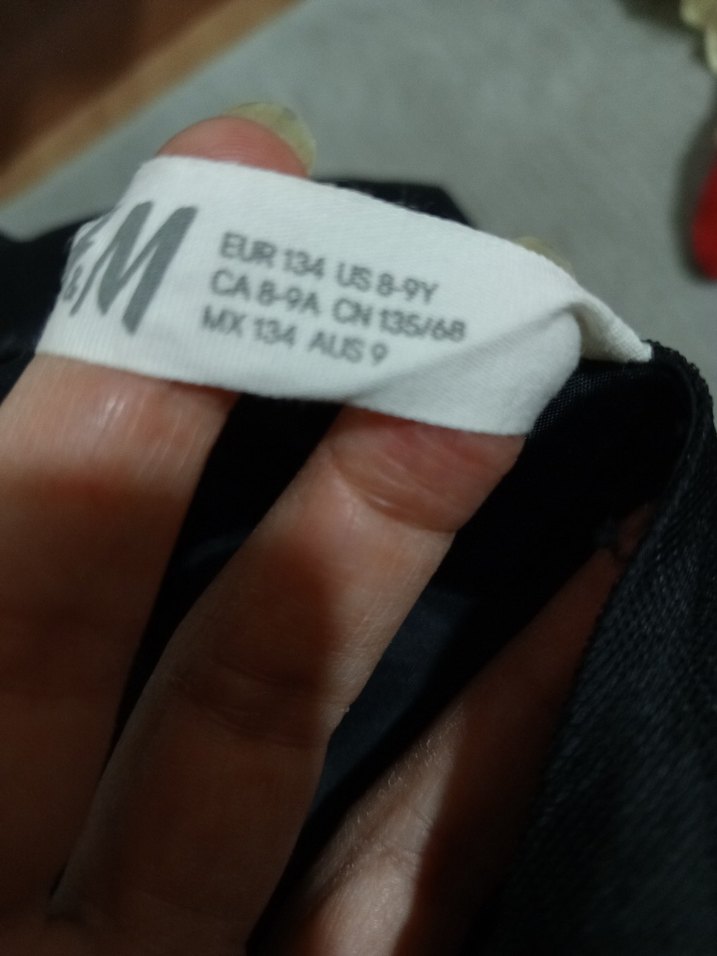 Kız Çocuk Siyah Simli Nakışlı Abiye Elbise - Görsel 4