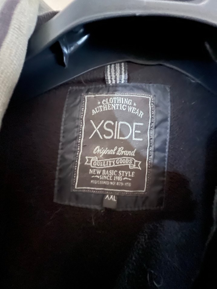 Gri Fermuarlı Erkek Sokak Stili Mont - Görsel 2