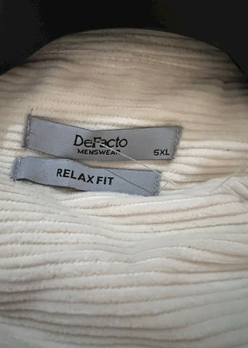 Düğmeli Beyaz erkek Gömlek - Görsel 2