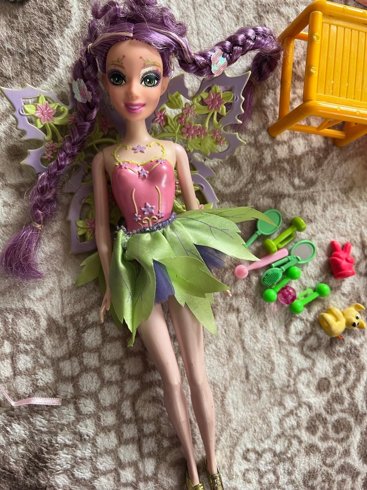 Çok Renkli Peri Bebek ve Oyuncak Seti - Görsel 2