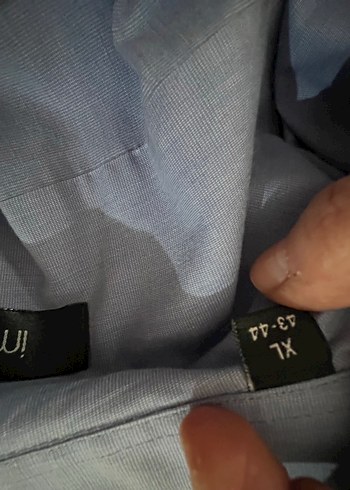 mavi Erkek Gömlek, Uzun Kollu, Regular Fit - Görsel 3