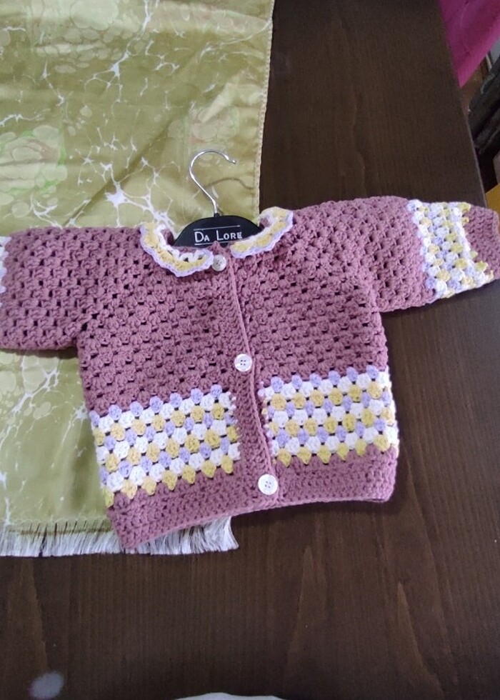 Kız çocuk hırkası  - Görsel 2