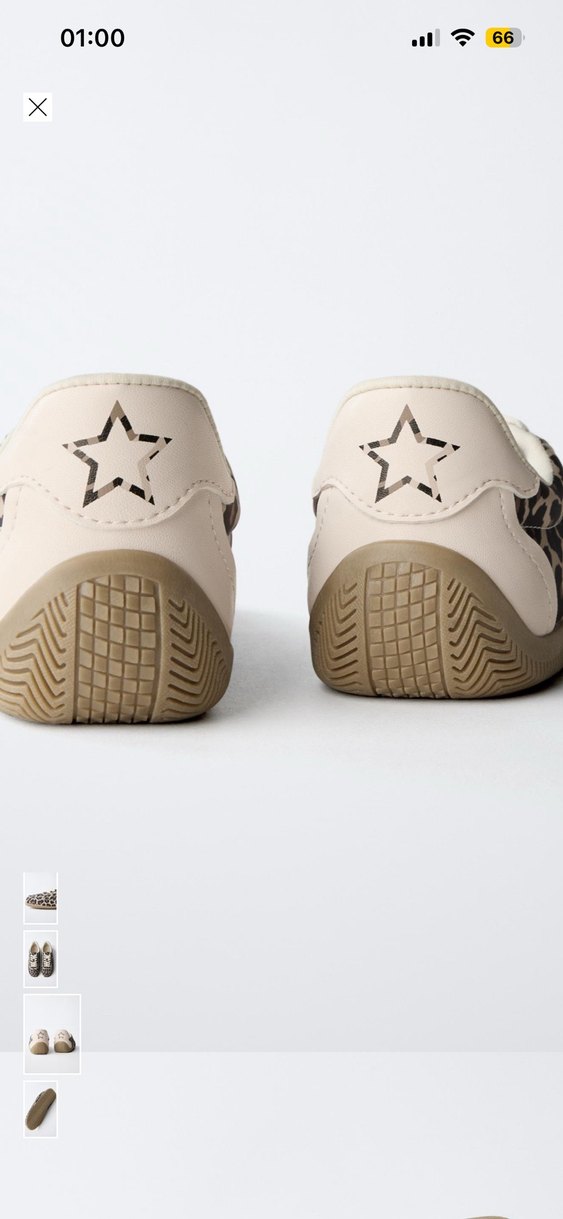 Leopar Desenli Kadın Spor Ayakkabı 35 numara - Görsel 5