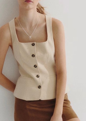 H&M Kadın Yelek xs - Görsel 2