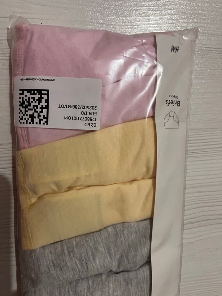 10 lu kız çocuk külot H&M - Görsel 2