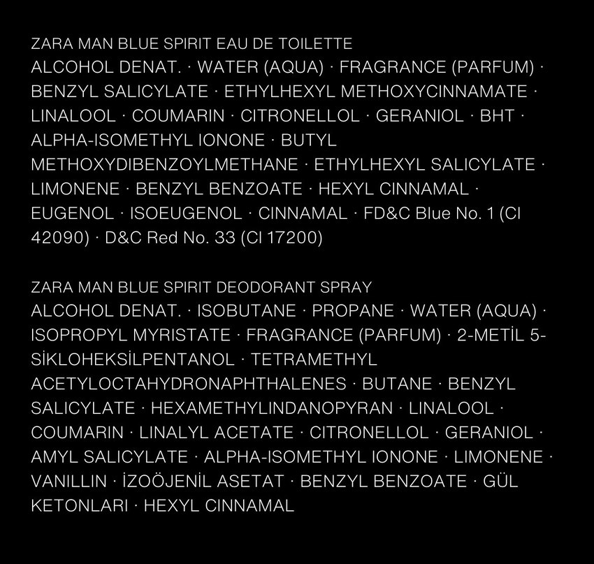 Zara Blue Spirit Erkek Parfüm deodorant Seti - Görsel 3