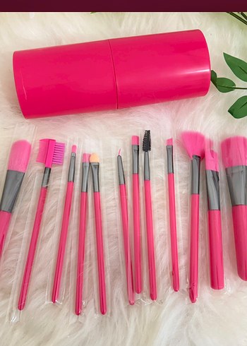 Bej Renkli Makyaj Fırça Seti - Görsel 2