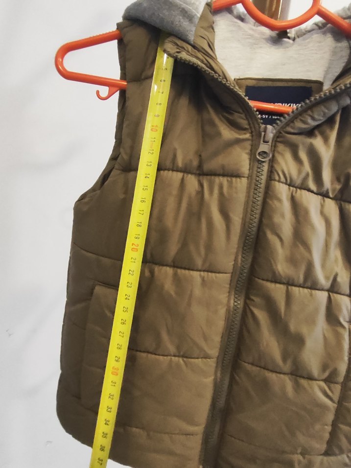 Erkek Çocuk Kapüşonlu Fermuarlı Yelek - Görsel 2