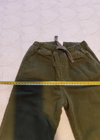 Erkek Çocuk Gri Rahat Kesim Düğmeli Pantolon - Görsel 3