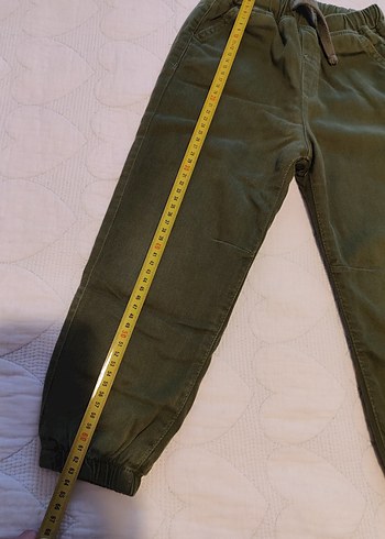 Erkek Çocuk Gri Rahat Kesim Düğmeli Pantolon - Görsel 5