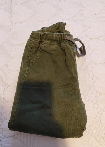 Erkek Çocuk Gri Rahat Kesim Düğmeli Pantolon - Görsel 6