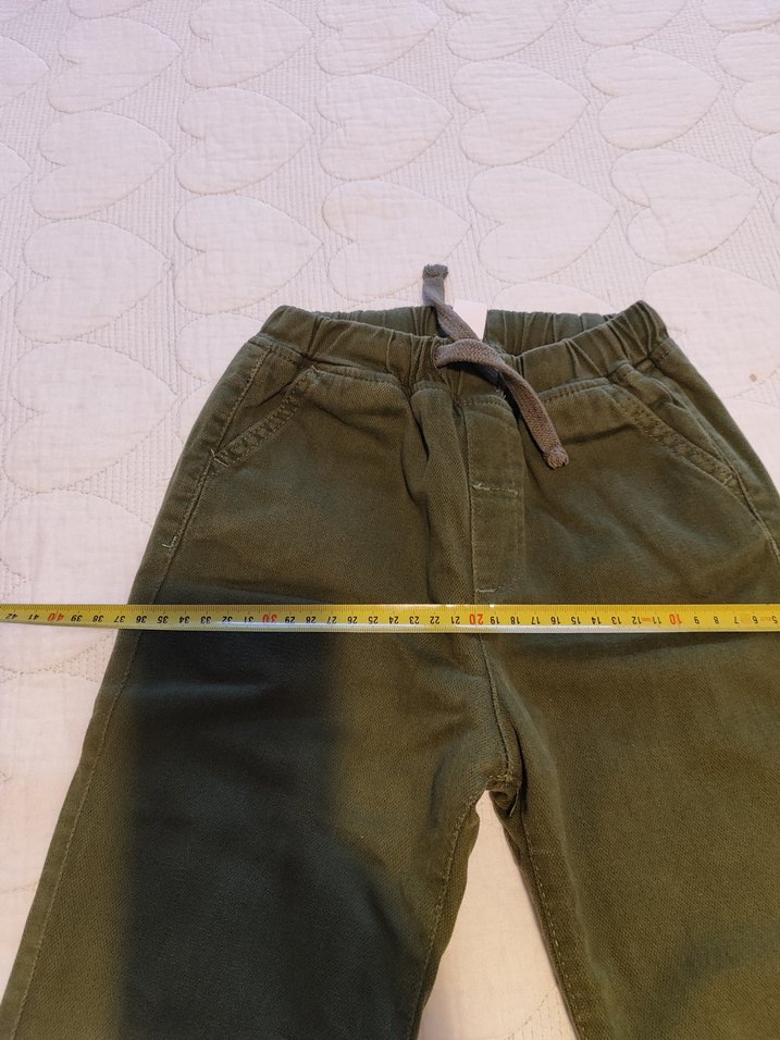 Erkek Çocuk Gri Rahat Kesim Düğmeli Pantolon - Görsel 3