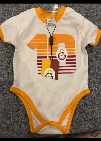Galatasaray Baskılı Bebek Çıtçıtlı Body