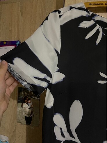 s Beden çeşitli Renk H&M şifon desenli bluz