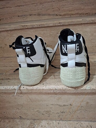 36 Beden beyaz Renk Nike sacai blazer siyah beyaz özel seri