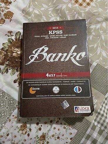 Banko kpss 2016 çözümlü soru bankası