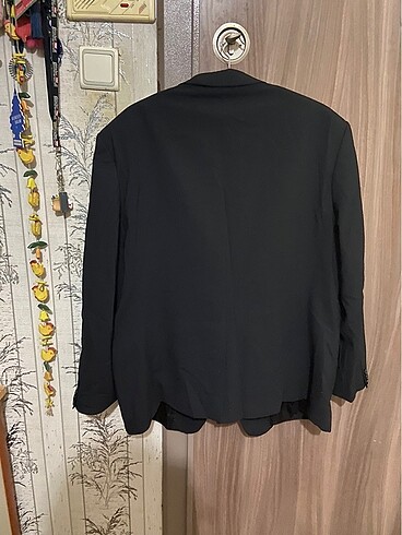 54 Beden siyah Renk Hatemoğlu erkek blazer ceket