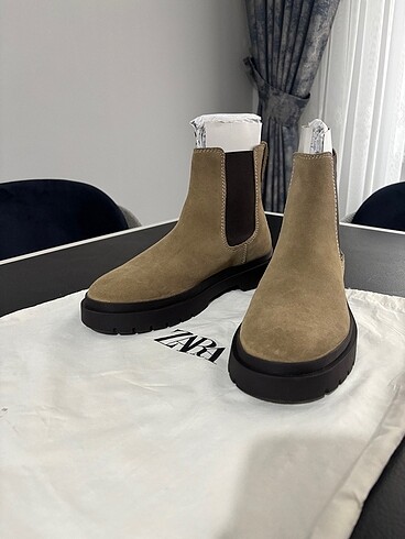 40 Beden camel Renk Zara süet bot