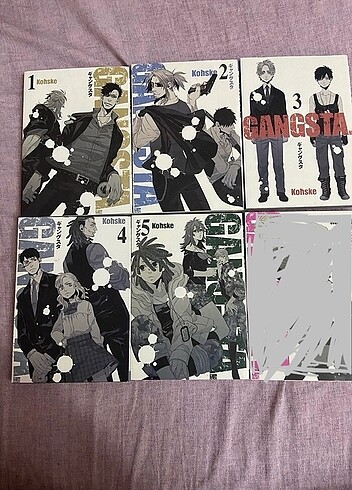 Gangsta 1-5 Manga